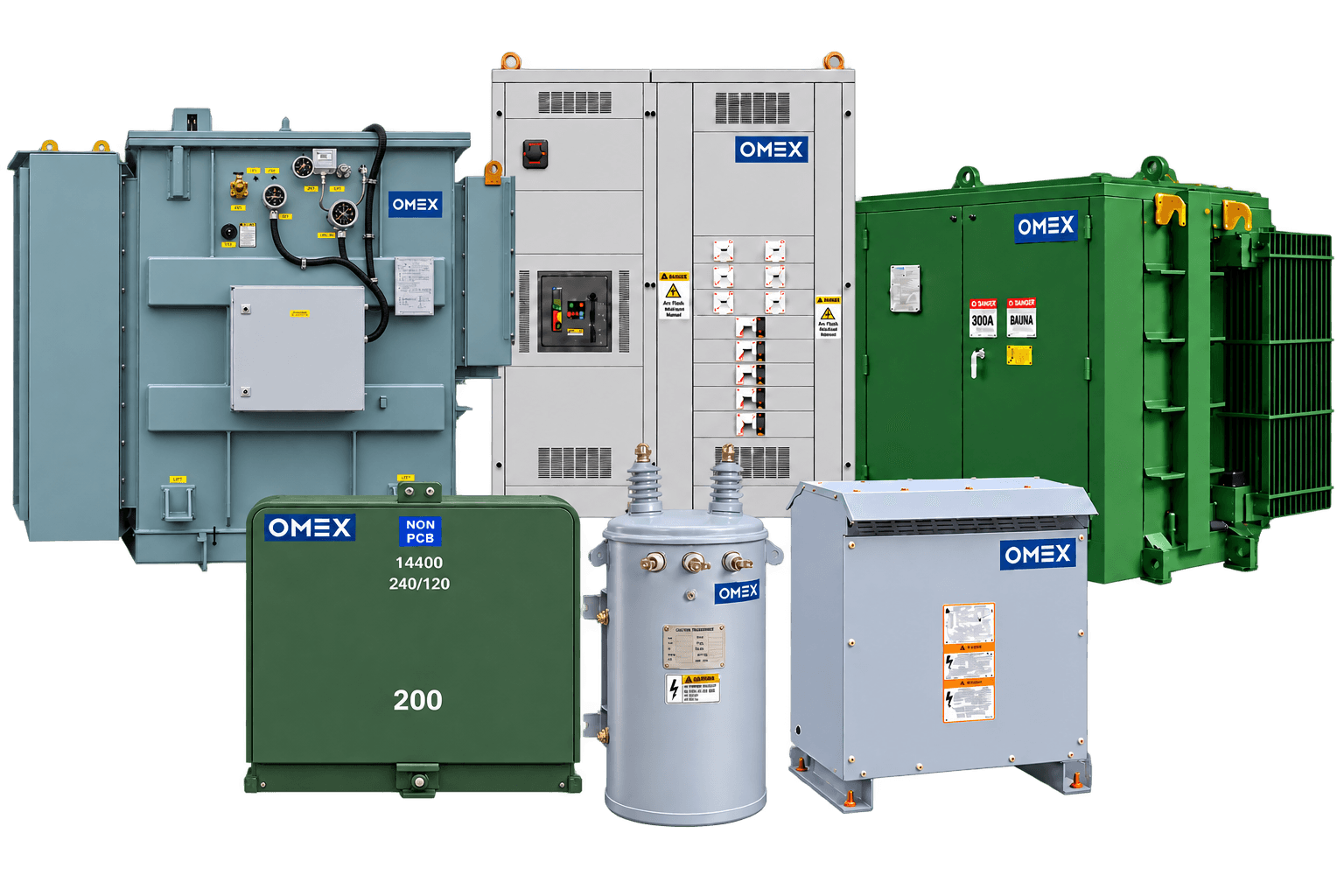 OMEX transformer and switchboard portfolio